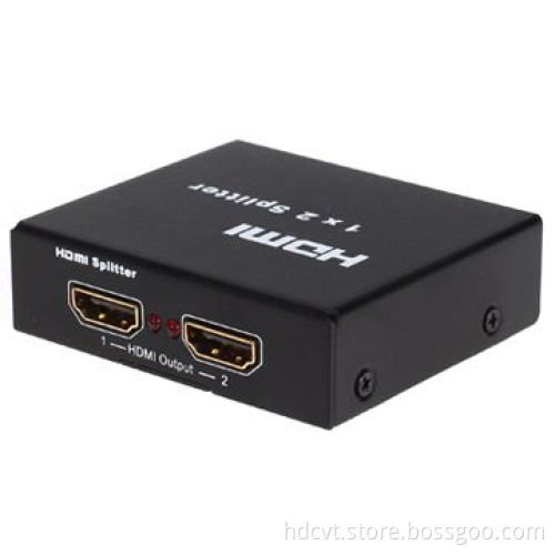 HDMI 1 x 2 Splitter, Supports 3D, with 5V DC Power Supply
